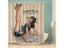 Customized Anime Sexy 3D Printed Shower Curtain Vintage American Girl Beauty Carousel 6