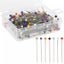 38mm Fashion Sewing Needles Colored Glass Head Bead Pin Stitch Knitting Needles Carousel 4
