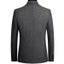 Mens Woolen Formal Business Casual Slim Blazers Black Grey Red 4XL Carousel 4