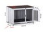 Portable Wooden Dog Kennel Dog Crate Large Carousel 5