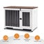 Portable Wooden Dog Kennel Dog Crate Large Carousel 12