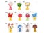 1PC Multifunctional Cute Cartoon Animal Suction Cup Toothbrush Holder Hooks Carousel 8