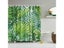 Green Tropical Plants Polyester Shower Curtain With Leaf Printing For Bathroom Carousel 4