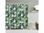 Green Tropical Plants Polyester Shower Curtain With Leaf Printing For Bathroom Carousel 5