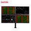 Loctek Eco Mount, 10"-30" Quad Monitors Ergonomic Swivel Arm - VESA 75 & 100mm - Carousel 4