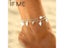 IF ME Fashion Women's Silver Leaf Anklets For Barefoot Sandals As A Gift Carousel 4