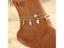 IF ME Fashion Women's Silver Leaf Anklets For Barefoot Sandals As A Gift Carousel 6