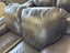 Nice Full leather 3+2 Seater Lounge Suite-Dark Brown Carousel 8