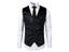 Gold Steampunk Men's Sleeveless Slim Fit Paisley Floral Vest Single Button Carousel 4