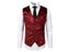 Gold Steampunk Men's Sleeveless Slim Fit Paisley Floral Vest Single Button Carousel 5