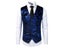 Gold Steampunk Men's Sleeveless Slim Fit Paisley Floral Vest Single Button Carousel 6