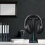 RGB Earphone Gaming Headset Holder Hanger Headphone Stand with 3.5mm 2 USB Ports Carousel 10