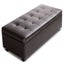 Nz Local Stock-artiss Pu Leather Storage Ottoman - Brown Carousel 4