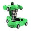 Inertial Pull Back Car Transforming Toy for 2-7 Years Old Birthday Gift-Green Carousel 1
