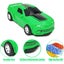 Inertial Pull Back Car Transforming Toy for 2-7 Years Old Birthday Gift-Green Carousel 4
