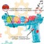 Light Up Gun with Colorful Moving Gears & Music Sensory Toy for Kids-A Carousel 3