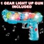 Light Up Gun with Colorful Moving Gears & Music Sensory Toy for Kids-A Carousel 4