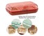 Jewelry Travel Case, Portable Jewelry Box Storage Organizer Display Storage Carousel 3