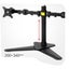 Loctek Eco Mount, 10"-30" Dual Monitor Ergonomic Swivel Arm - Free Stand - VESA Carousel 8