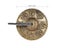 2.6in/6.5cm Handcrafted Tibetan Meditation Tingsha Cymbal Bell With Buddhist Carousel 4