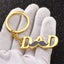 Mom Dad Keychain Mother's Day Father's Day Letter Keyring Pendant Thank You Gift Carousel 4