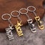 Mom Dad Keychain Mother's Day Father's Day Letter Keyring Pendant Thank You Gift Carousel 5