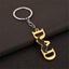 Mom Dad Keychain Mother's Day Father's Day Letter Keyring Pendant Thank You Gift Carousel 6