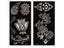 10 Sheet Indina Arabian Mandala Henna Tattoo Stencil For Body Paint Mehndi Carousel 6