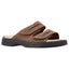 Mens Hush Puppies Slider Brown Sandals Slip On Leather Summer Shoes Carousel 3