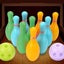 Kids Bowling Set Lawn Games Set Educational Toddler Bowling Pin and Ball Set Kit Carousel 4
