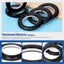 20PCS Roman Blind Window Curtain Ring Curtain Grommets Curtain Eyelet Rings Carousel 10