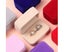 High-quality Velvet Jewelry Case Wedding Couple Double Ring Box Storage Box Carousel 4