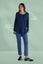 Betty Basics Megan Long Sleeve Top Blue Stripe Carousel 2
