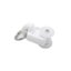 30Pcs White Curtain Track Gliders Twin Wheel Rolling Rail Slider Rollers New Carousel 5