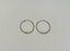 9ct Gold 15mm Plain Sleeper Earrings 1.3x15mm (Safe) Carousel 1
