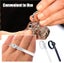 NEW 1PC UK Letters Ring Sizer Gauge Measure Ring Sizer with Magnifying Glass Carousel 3