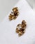 10ct Yellow Gold Flower Earrings with Cubic Zirconia - 0.9gm - 173608 Carousel 3