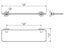 DELETED LINE - PROJECT GLASS SHELF 450MM BRUSHED NICKEL Carousel 2