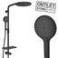 SOILED PACKAGE - SPLASH LUX COLUMN SHOWER BOTTOM INLET 3 FUNCTION BLACK Carousel 1