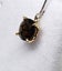 10ct Yellow Gold & Silver Brown Stone Earrings - 2gm - 168922 Carousel 4