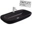 DELETED LINE - DIAL WALL BASIN 900 X 485MM 1 TAPHOLE - BLACK Carousel 1