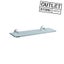 DELETED LINE - EUROPA GLASS SHELF 450MM CHROME Carousel 1