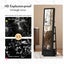 Mirror Jewellery Cabinet Full Length 360 Degree Rotating Storage Organiser Black Carousel 6