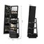 Mirror Jewellery Cabinet Full Length 360 Degree Rotating Storage Organiser Black Carousel 11