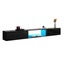 Wall Mounted TV Cabinet Black LED Entertainment Unit Floating Stand Carousel 8
