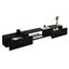 Wall Mounted TV Cabinet Black LED Entertainment Unit Floating Stand Carousel 9