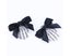 Halloween Skeleton Claws Hair Clips, Skull Hand Hair Clip with Bowknot,for Carousel 1