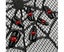 Halloween wear nail spider flash nail short almond shape 24 pieces Carousel 2