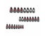 Halloween wear nail spider flash nail short almond shape 24 pieces Carousel 3