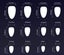 Halloween wear nail spider flash nail short almond shape 24 pieces Carousel 5